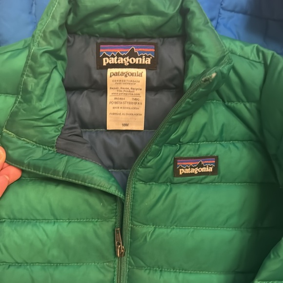 Kids Patagonia jackets - 2 blue and 2 green various sizes for toddlers - Picture 5 of 5
